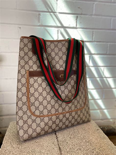 gucci vintage web stripe bag|free gucci tote bag.